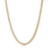 Tennis Necklace | White Opal