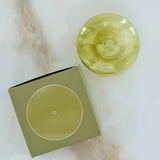 Bubble Incense Holder | Martini Olive Glass