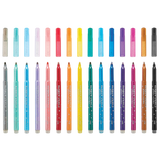Rainbow Sparkle Glitter Markers | Set Of 15