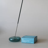 Bubble Incense Holder | Teal Glass