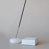 Bubble Incense Holder | White Milk Glass