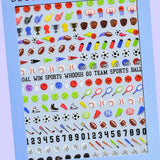 Nail Art Stickers | Sports Ball