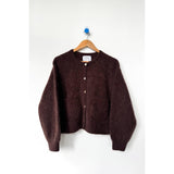 Amélie Alpaca Cardigan | Chocolate