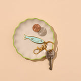 Sardine Enamel Keychain