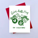 Balls Deep Holiday Card