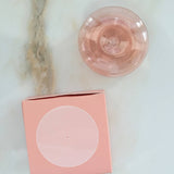 Bubble Incense Holder | Coral Pink Glass