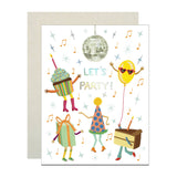 Disco Ball Party Birthday Card