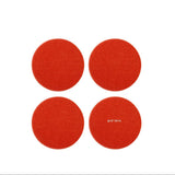 Bierfilzl Round Felt Coaster 4 Pack | Orange