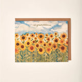 Sunflower Congratulations Card