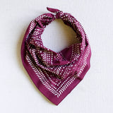 Dot + Dash Bandana | Wine