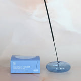 Bubble Incense Holder | Blue Moon Glass