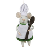 Felt Mouse + Spoon Ornament