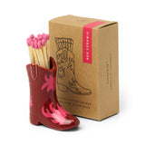 Cowboy Boot Match Holder | Flame