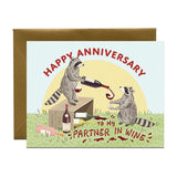 Partner in Wine Anniversary Card