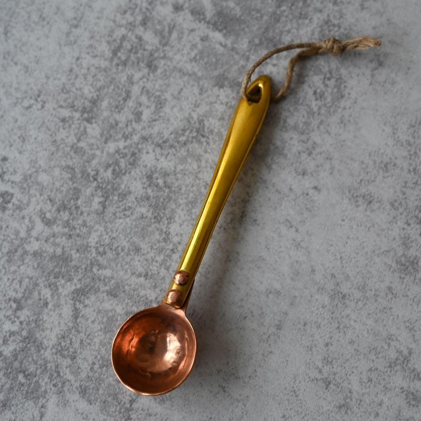 Hammered on sale copper ladles