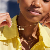 18k Flower Pendant | Mimosa