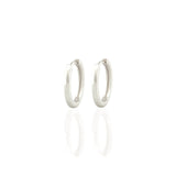 Sunny Side Hoop Earrings | Silver