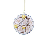 Blue Plated Oyster Ornament