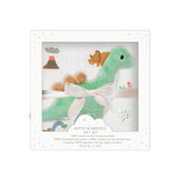 Jurassic Swaddle + Rattle Gift Set