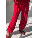 Pointelle Balloon Pants | Red Apple