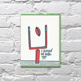 Scored Big Football Love Card