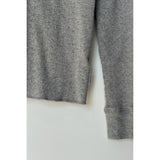 Pointelle Fundamental Tee | Melange Grey