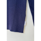 Pointelle Fundamental Tee | Navy