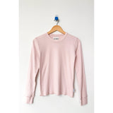 Pointelle Fundamental Tee | Baby Pink