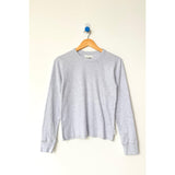 Pointelle Fundamental Tee | Icy Grey