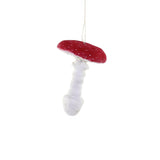 Cotton Mushroom Ornament
