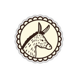 Die-Cut Sticker | Donkey Portrait