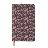 Soft Touch Journal | Burgundy Vintage Floral