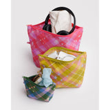 Go Pouch Set | Star Plaid