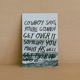 Might As Well Postcard Art Print