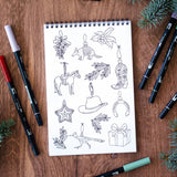Cowboy Christmas Coloring Book