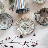 Small Floral Stoneware Plate | Assorted