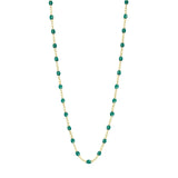 18k Gigi Necklace | Emerald