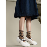 Cheetah Cashmere Crew | Camel