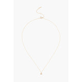 14k Gold Dainty Evil Eye Necklace