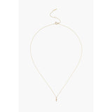 14k Gold Dainty Mushroom Necklace
