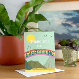 Rainbow Thank You Card