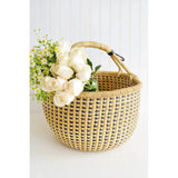 Midnight and Natural Checkered Bolga Basket
