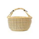 Midnight and Natural Checkered Bolga Basket