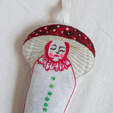 Mushroom Friend | Lavender Ornament