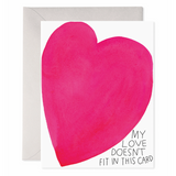 Squeezed Heart Card
