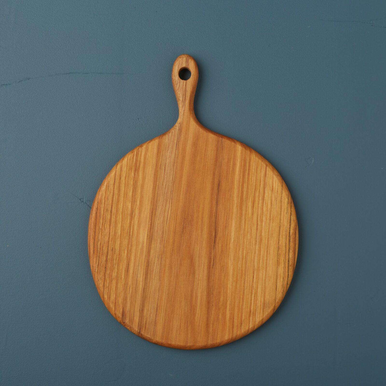 Teak Oval Board with Handle