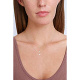 14k Gold Hamsa Necklace With Diamond Inlay