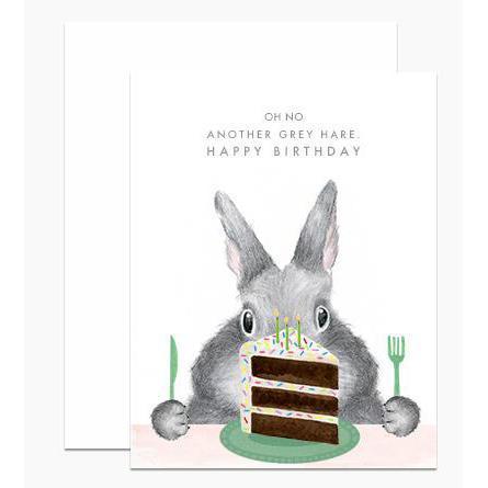 another grey hare card