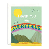 Rainbow Thank You Card
