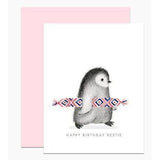 Birthday Bestie Penguin Card